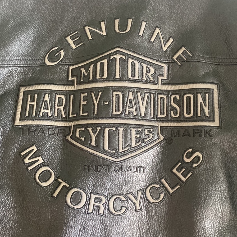 Authentic Harley Davidson Road Warrior Mens Leather Jacket XL Tall EUC​​​​​​​​​ - Picture 3 of 9